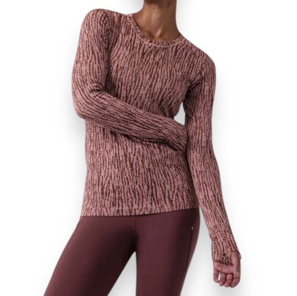 ATHLETA Flurry Elemental Base Layer Top
